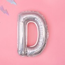 BALLON LETTRE « D » IRISÉ