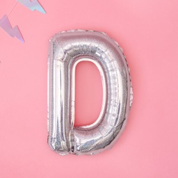 BALLON LETTRE « D » IRISÉ