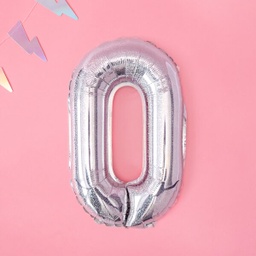 BALLON LETTRE « O » IRISÉ