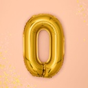 BALLON LETTRE « O » OR