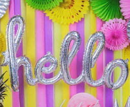 BALLON « HELLO » IRISÉ