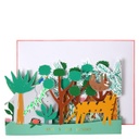 CARTE "HAVE A WILD BIRTHDAY" SCENE 3D