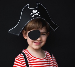CHAPEAU PIRATE & CAHE OEIL