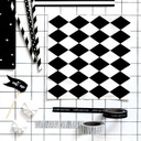 MASKING TAPE NOIR "HAPPY BIRTHDAY"