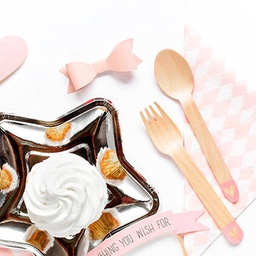 NOEUD DECO ROSE EN PAPIER MOYEN