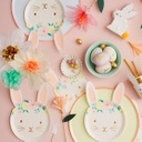 PETITES ASSIETTES PASTEL BORDURE NÉON