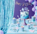 RIDEAU FÊTE BLEU CLAIR