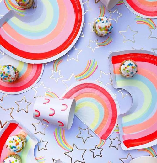 ASSIETTES ARC EN CIEL