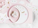 ASSIETTES BLANCHES LITTLE STAR MOON