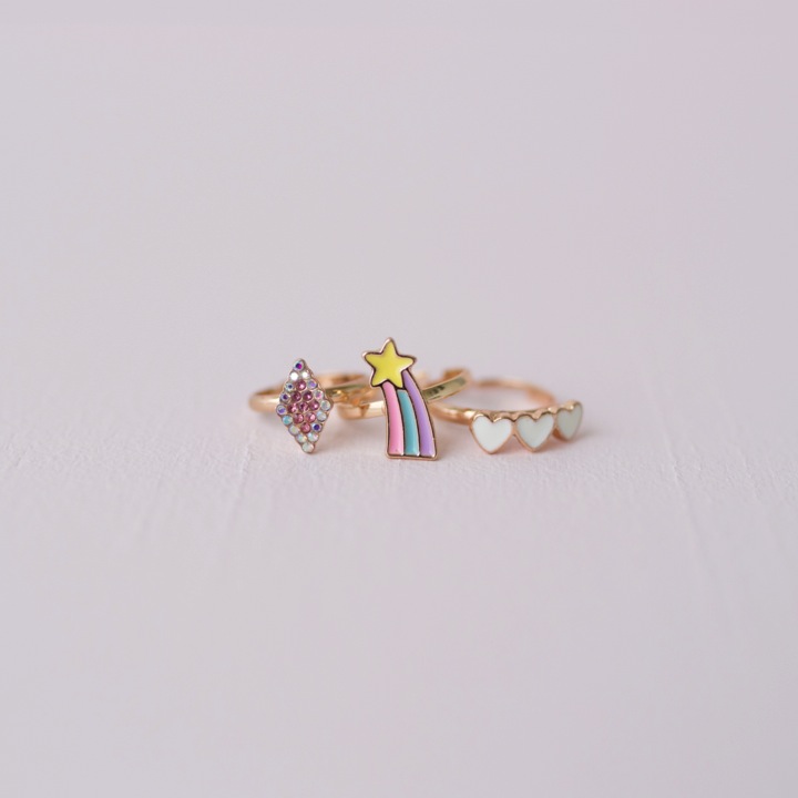 BAGUES COEUR STAR