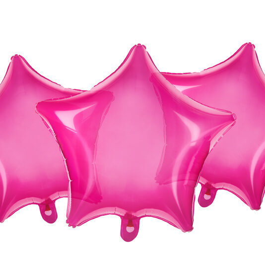 BALLON ALUMINIUM ROSE 48CM