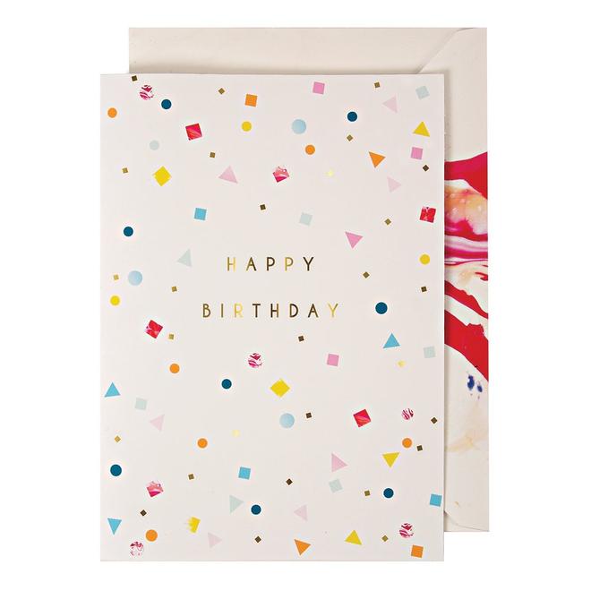 CARTE DE GUIRLANDE D’ANNIVERSAIRE