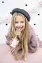 GOBELETS CHAT ROSE PASTEL