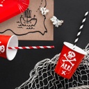 GOBELETS PIRATES ROUGE