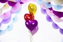 BALLON ALUMINIUM COEUR FUSCHIA 45CM