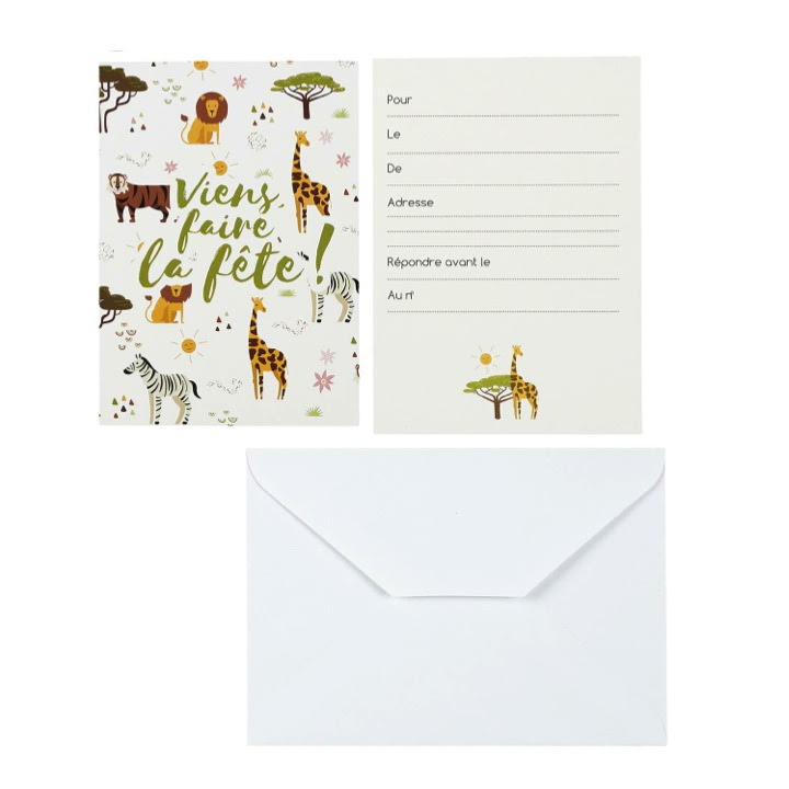 CARTE INVITATION SAVANE