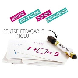 CARTE EDUCATIVE EFFACABLE X36