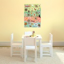 POSTER A GRATTER "LE MONDE DES ANIMAUX"