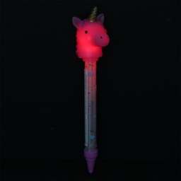 STYLO LUMINEUX LICORNE BLEU