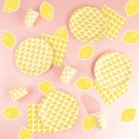 ASSIETTES CITRON JAUNE