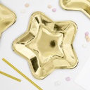 ASSIETTES ETOILE GOLD 23cm