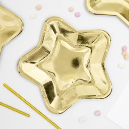 ASSIETTES ETOILE GOLD 23cm