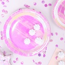ASSIETTES IRISÉ