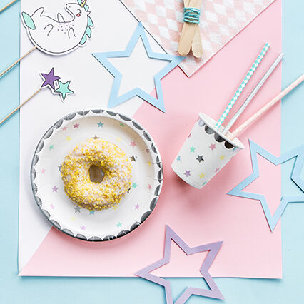 ASSIETTES LICORNE ETOILE