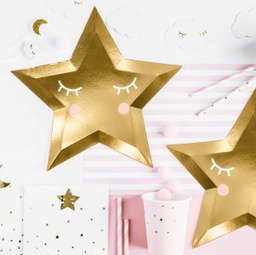 ASSIETTES LITTLE STAR OR