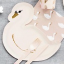 ASSIETTES LOVELY SWAN