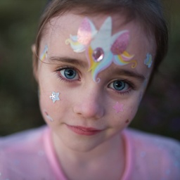 AUTOCOLLANTS VISAGE DE LICORNE