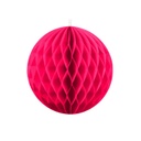 BOULE ALVEOLE FUCHSIA 20CM