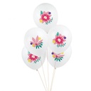 5 BALLONS FLEURS