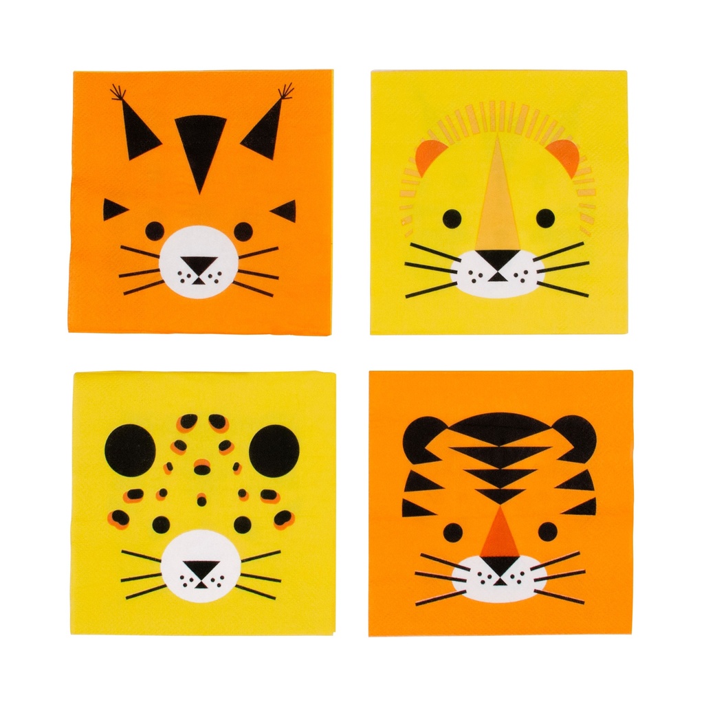 SERVIETTES MINI FELINS