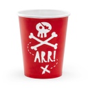 GOBELETS PIRATES ROUGE