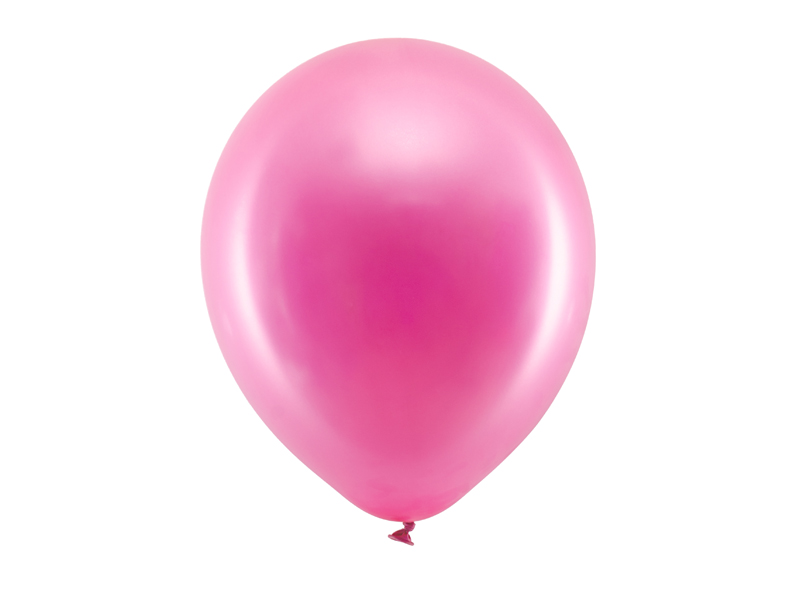 BALLON ROSE MÉTALLISÉ