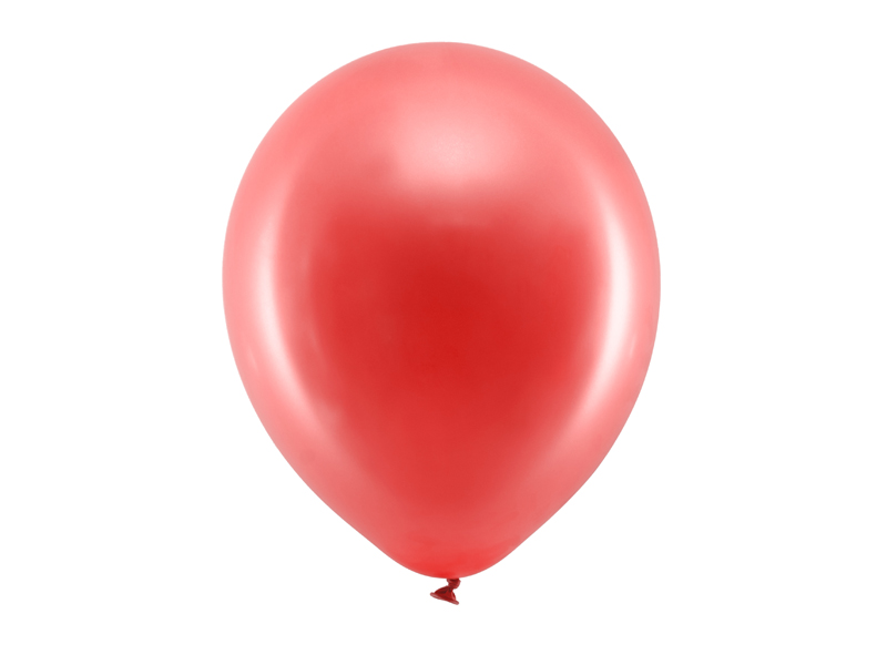 BALLON ROUGE MÉTALLISÉ