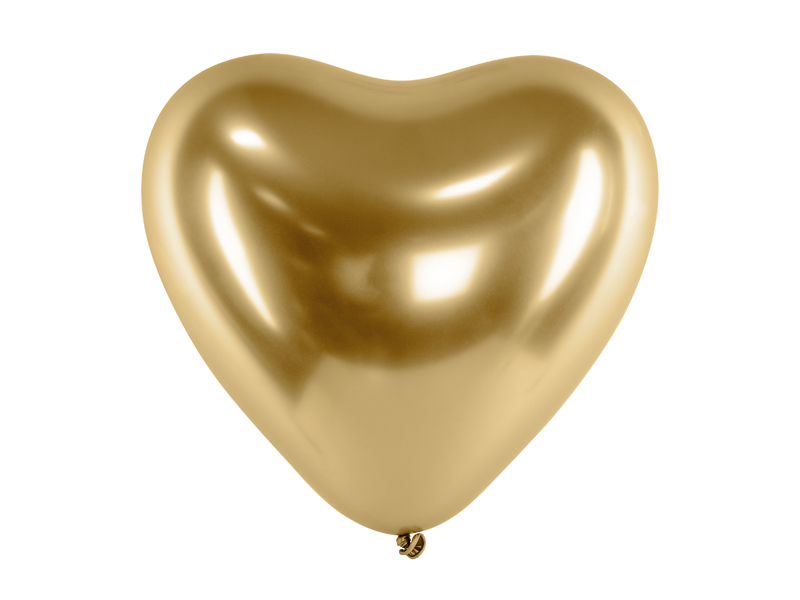 BALLON CHROMÉ OR COEUR