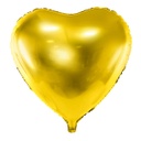 BALLON ALUMINIUM COEUR OR 45CM