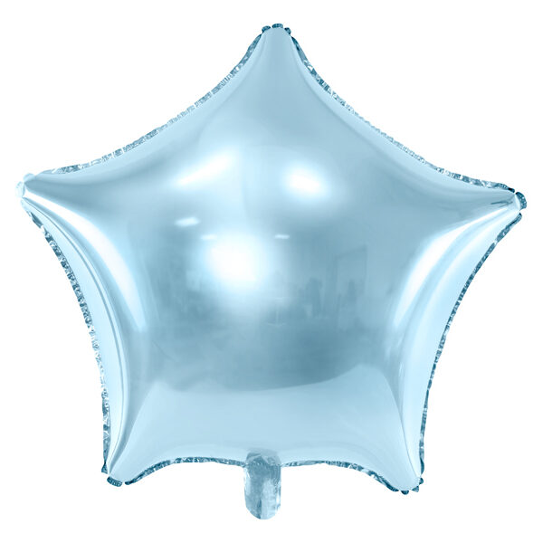 BALLON ALUMINIUM BLEU CIEL 48CM