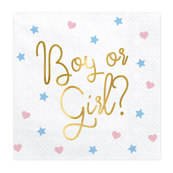SERVIETTES BOY OR GIRL