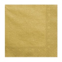 SERVIETTES OR MÉTALLIQUES