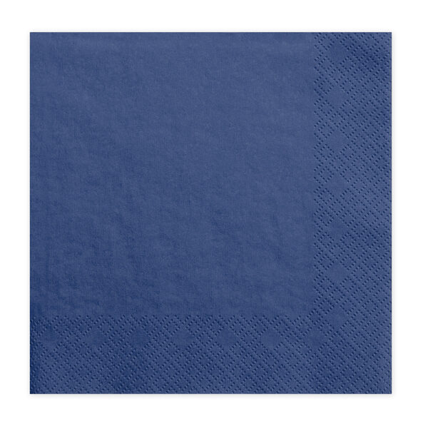SERVIETTES BLEU MARINE