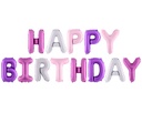BALLONS "HAPPY BIRTHDAY" MIX