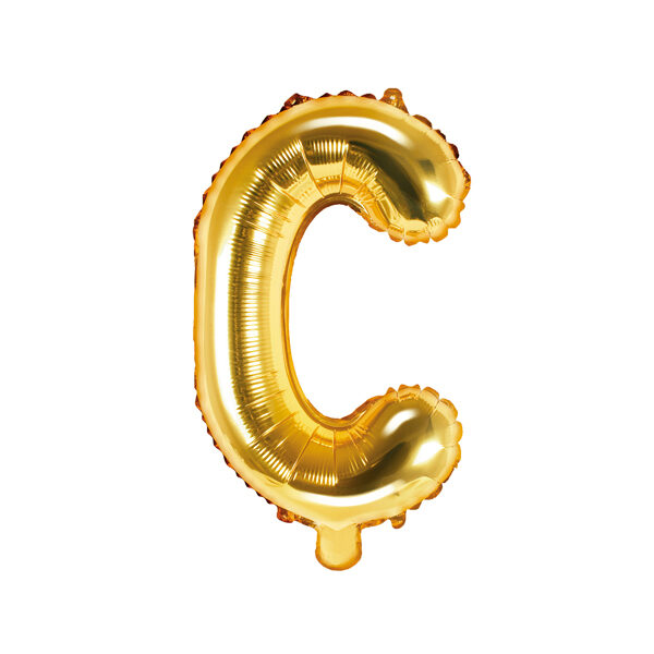 BALLON LETTRE « C » OR 35cm