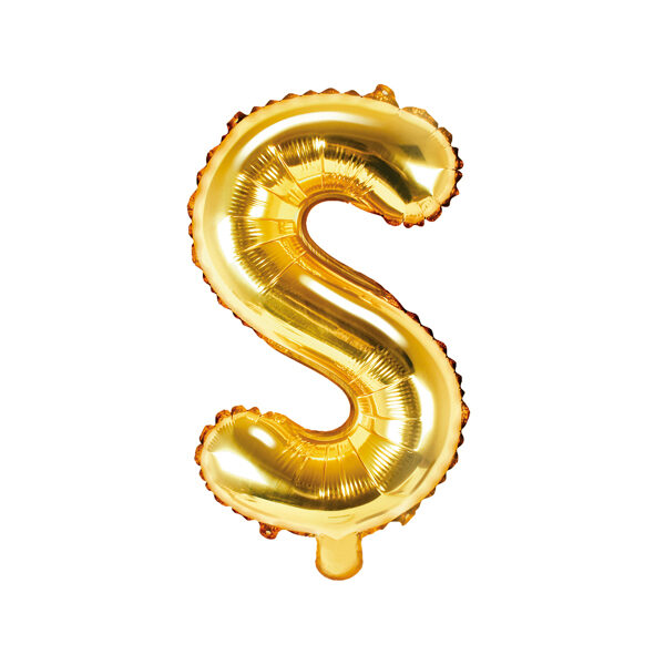 BALLON LETTRE « R » OR 35cm