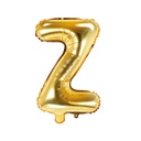 BALLON LETTRE « Z » OR 35cm