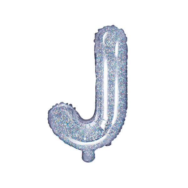 BALLON LETTRE « J » IRISÉ