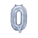 BALLON LETTRE « O » IRISÉ 35cm