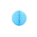 BOULE ALVEOLE BLEU CIEL 10CM